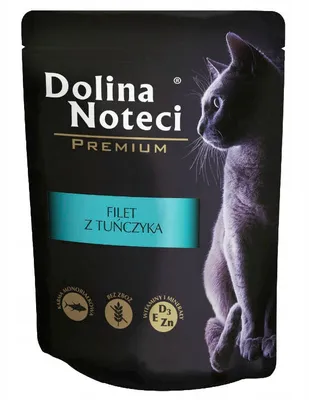 Produktbild von DOLINA NOTECI Premium Tuna fillet - nassfutter für Katzen - 85g