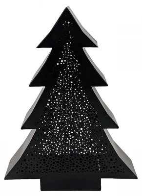 Produktbild von Lambert Nordis Windlicht klein, Eisen, schwarz , H 35 cm 46275 SP25-2