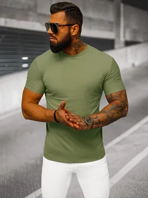 Obrázek produktu pro Ozonee Pánské tričko s krátkým rukávem Osali khaki XXL
