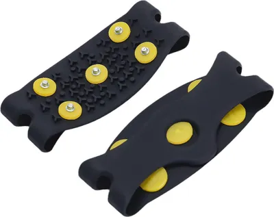 Produktbild von Steigeisen Wandersteigeisen Schuhspikes, Outdoor Eiskrallen 5 Zähne, Anti-Rutsch Schuhe für Kinder Winter Wanderung