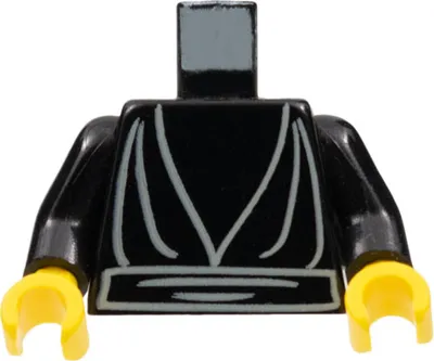 Image de 1x Lego Torse Minifigure Star Wars Luke Skywalker noir Jedi sw0044 973ps2c01