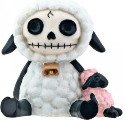 Produktbild von Kleine Furrybones Figur Wooolee - die Geschenkidee für Gothic Fans