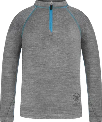Produktbild von normani Kinder Merino Langarm mit 1/4 Zipper