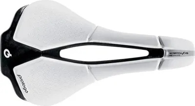 Zdjęcie produktu dla Siodełko Prologo Scratch M5 Pas Nack White 140 mm Mężczyźni, Kobiety White 140 mm