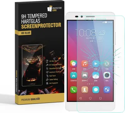 Produktbild von 1x 9H Hartglasfolie für Huawei Honor 5X Panzerfolie Schutzglas Schutzfolie KLAR Panzerglas Schutzfolie