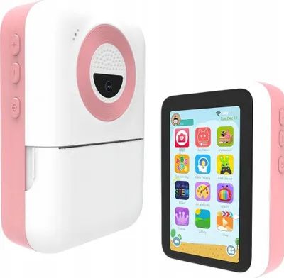 Immagine prodotto di Mini Tablet AI 4" Macchina fotografica istantanea per bambini XREC / Q1 / Rosa