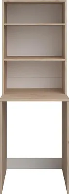 Produktbild von Möbel für Waschmaschine mit Regalen - Holzfarben hell - 65 x 184 cm - ERKANO