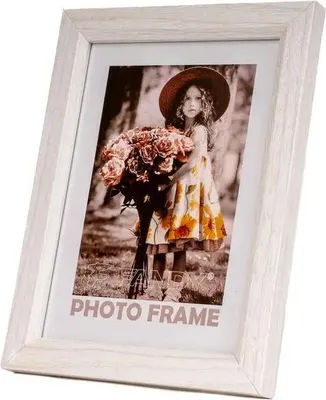 Obrázek produktu pro Dřevěný fotorámečekk Bevel 30x40 1 béžový