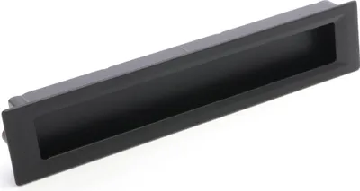 Obrázok produktu pre Rujzdesign zápustná nábytková úchytka U11.003 - povrch: velvet čierna matná, dĺžka: 203 mm, rozteč: 192 mm