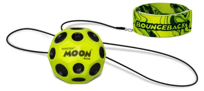Produktbild von Waboba Bounceback Returning Moon Ball, leicht zu greifen, gelb, 60 mm