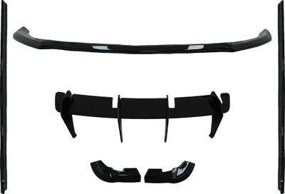 Zdjęcie produktu dla Przedłużenie zderzaka Aero bodykit do Mercedes A-Class W176 Sport Line 15-18.
