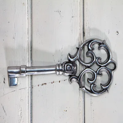 Produktbild von Schlüssel als Wanddekoration, Groß, Wanddeko, Aluminium
