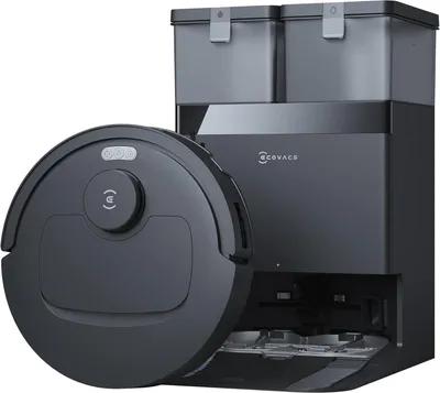 Produktbild von ECOVACS DEEBOT T30e Omni Staubsauger Roboter mit Wischfunktion, 25.000 Pa, ZeroTangle 3.0 Anti-Verheddern, 75°C Moppwäsche, Saugroboter, Schwarz