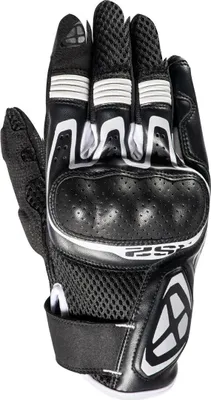 Image de Gants de moto Ixon RS2 couleur : noir/blanc, taille : XL