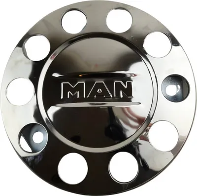Produktbild von Vorderradabdeckung Nickel 22,5 MAN, Metallic, 10 Loch | 1043100-MAN