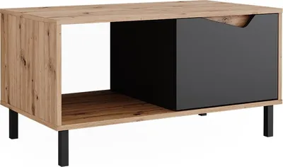 Obrázek produktu pro Konferenční stůl Vicco Marelle Antracit/Artisan 90 x 50 cm s 1 dveřmi, Model 57858