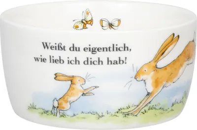 Produktbild von KÖNITZ Müslischale Weißt du eigentlich, wie lieb ich dich hab? 380 ml aus Porzellan