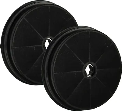 Produktbild von vhbw 2x Aktivkohlefilter kompatibel mit Belling CH601, CH503, CH502, CH501, CCH542, 444447089CCH541, 444446501, 444446500 Dunstabzugshaube - 19 cm