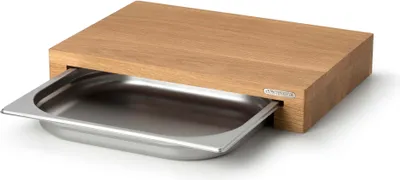 Immagine prodotto di CONTINENTA Schneidebrett mit Schublade, Eiche 39x27x6 cm 4110 4017167411002