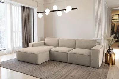 Produktbild von Kaiser Möbel Ecksofa L-Form Siena Stoff Artico Beige Links