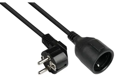 Obrázek produktu pro Good Connections Schutzkontakt Verlängerung  schwarz 5m