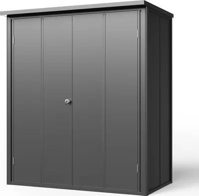 Obrázek produktu pro GFP Primeyard Zahradní skříň 156x84x181 cm antracitová
