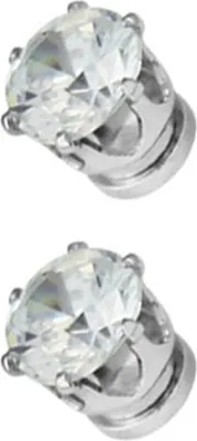 Produktbild von 1 Paar Männer Frauen Hot Beliebte Clip Kein Piercing Magnet Ohrstecker Schmuck Party-Weiß