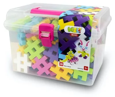 Image de Klocki Meli Maxi Pink Travel Box 110szt
