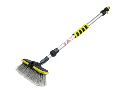 Obrázek produktu pro Průtokový kartáč 20 cm / 8" s teleskopickou tyčí 65 - 100 cm s ventilem