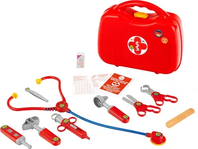 Zdjęcie produktu dla Futerał lekarza czerwony/szary Instrumenty