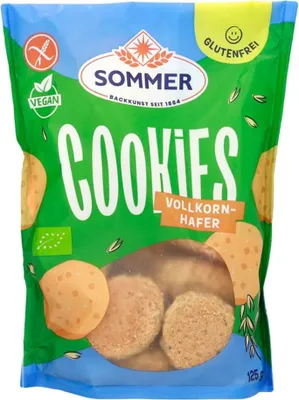 Produktbild von Sommer Vollkorn Hafer Cookies 125g