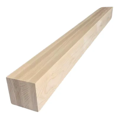Produktbild von Kantholz - Eschenholz - 8 x 8 x 110 cm - Scharfe Kanten - Für Geländer, Treppen, Möbel - Holzpfosten