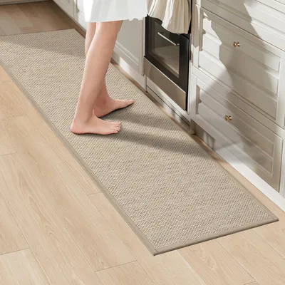 Produktbild von Famanu Küchenläufer rutschfest waschbar 43 x 150 cm - beige