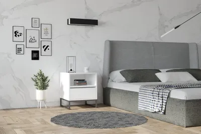 Immagine prodotto di Skye Decor, Lindau - White, comodino, bianco, 100% pannelli truciolari rivestiti in melamina, 51 x 51 x 61 cm