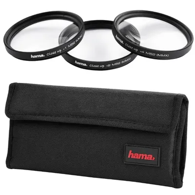 Produktbild von Nahlinsen-Set +1 +2 +4 mit Filtertasche 62mm