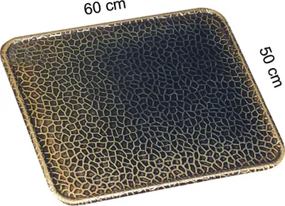 Produktbild von KaminoFlam Bodenblech altmessing 50 x 60 cm 333071