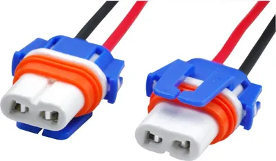 Produktbild von 2x HB4 Fassung Lampen P22d Fassung Sockel Stecker Kabel 9006 Keramik 55 100 Watt