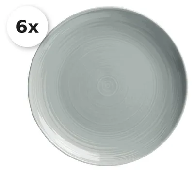 Produktbild von Dessertteller 20cm 6er Set Suomi grau-blau