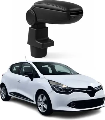 Image de Accoudoir pour Renault Clio 2012-2020 Vinyl Abs Noir