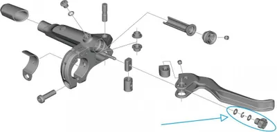 Produktbild von SHIMANO Griffweiteneinstellung BL-U8000 - Einstellschraube für Bremshebel (ca...