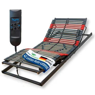 Produktbild von Reha-Schlafwelt elektrischer 7-Zonen Lattenrost 120×200 cm, RELAXANA KF, mit Motor Kopf- Fußteil verstellbar, komplett montiert
