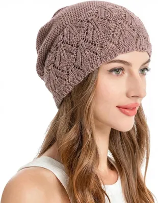 Image de Bonnet pour femmes - Tricoté à la main - Crocheté - Style vintage - Casquette d'été