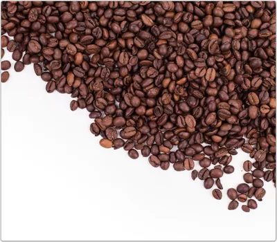 Produktbild von Spritzschutz Herdabdeckplatte Schneidebrett aus Glas Kaffeebohnen  1-Teilig (60x52cm)