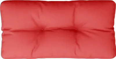 Produktbild von vidaXL Palettenkissen Rot 70x40x12 cm Stoff