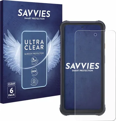 Produktbild von 6x Für Cubot King Kong 8 Schutzfolie Savvies Displayschutz Display Schutz Folie Klar Transparent