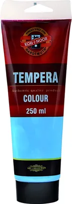 Obrázok produktu pre KOH-I-NOOR 16282500000 Temperová farba Cyan 250 ml 1 ks