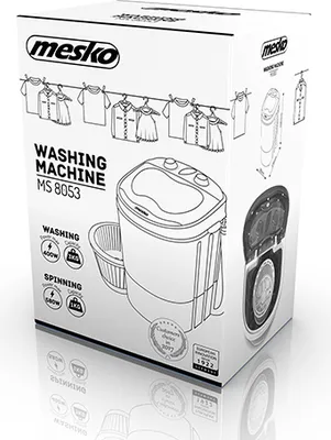 Obrázok produktu pre Mesko Home MS 8053, Vrchné plnenie, 3 kg, Modrá, Biela