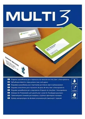 Obrázek produktu pro Samolepka apli multi3/ 105 x 74 mm/ 100 listů