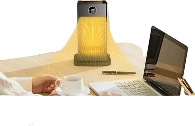 Obrázok produktu pre Keramický ventilátor s ohrevom, výkon 1500 W, oscilácia 90°, teplotný rozsah 15–45 °C, časovač 1–12 hodín, funkcia zvlhčovania vzduchu