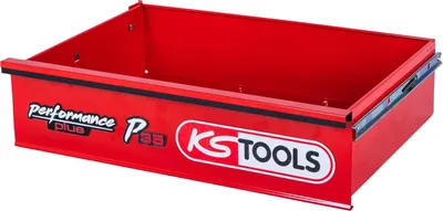 Image de KS TOOLS Tiroir avec logo et guidage à billes pour servante d'atelier P35 568x398x145 mm - 873.5008-R012P